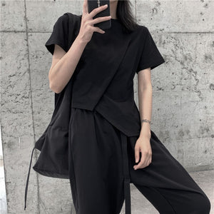 Irregular Waist Top Shirt