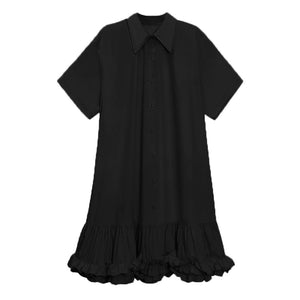 Ruffled Mid-length Dress