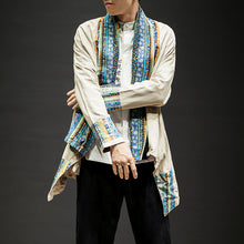 Load image into Gallery viewer, Ethnic Printed Cotton Linen Cardigan
