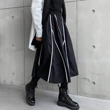 Load image into Gallery viewer, Striped Irregular High Waist Skirt
