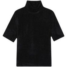 Load image into Gallery viewer, Pile Collar Slim-fit Short-sleeved Sweater
