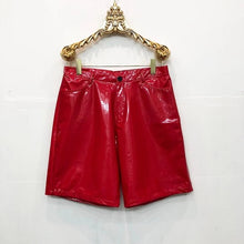 Load image into Gallery viewer, Reflective Costumes PU Leather Shorts
