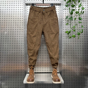 Corduroy Casual Slim-fit Harem Pants