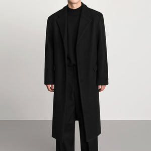 Mid-length Loose Woolen Coat