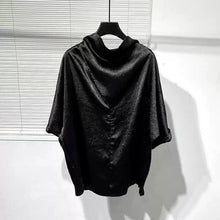 Load image into Gallery viewer, Irregular Pile Collar Loose T-shirt
