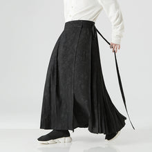 Load image into Gallery viewer, Hanfu Tie Pleated Skirt
