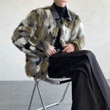 Load image into Gallery viewer, Winter Retro Faux Fur Jacket
