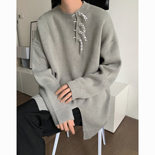 Load image into Gallery viewer, Vintage Asymmetrical Slit Sweater
