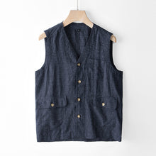 Load image into Gallery viewer, Loose Linen Vest
