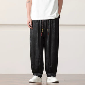 Loose Bloomers Straight Casual Trousers