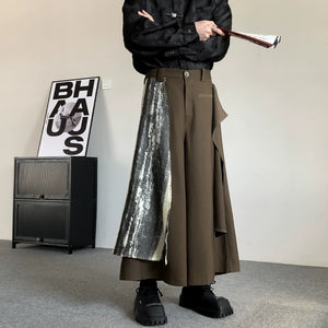 Irregular Patchwork Trousers