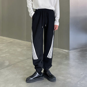 Loose-fit Knitted Drawstring Trousers