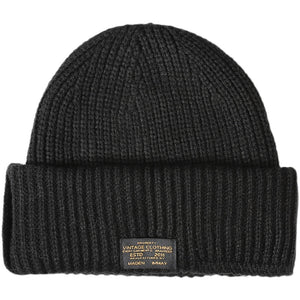 Retro Black Warm Knitted Hat