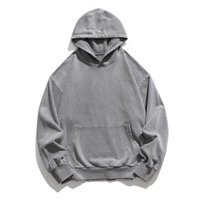 Retro Hooded Loose Casual Sweatshirt