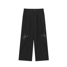 Load image into Gallery viewer, Embroidered Loose Straight-leg Casual Trousers
