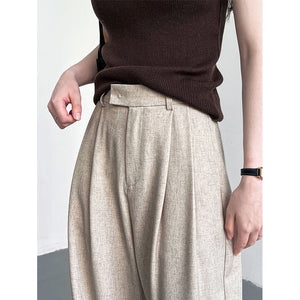 Loose Wide Leg Suit Pants