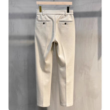 Load image into Gallery viewer, Straight Slim Woolen Casual Pants
