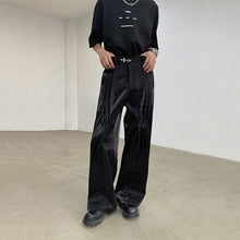 Load image into Gallery viewer, Three-dimensional Casual Metal Buckle Straight Trousers
