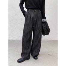 Load image into Gallery viewer, High Waist Straight Denim Wide Leg Pants
