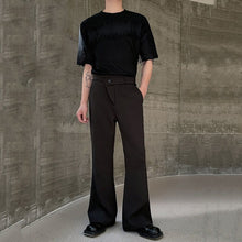 Load image into Gallery viewer, Straight Fit Loose Flared Trousers
