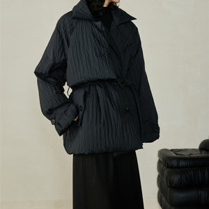 Winter Waist Cinched Warm Jacket