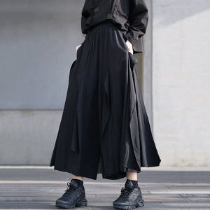 Irregular High Waisted Loose Trousers