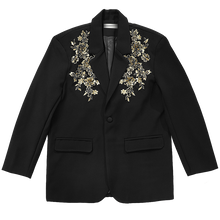 Load image into Gallery viewer, Embroidered Sequined Casual Blazer
