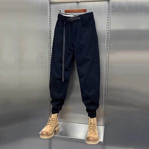 Loose Waistband Corduroy Casual Pants