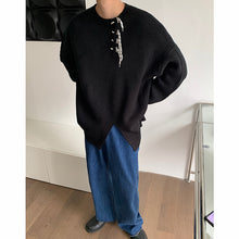 Load image into Gallery viewer, Vintage Asymmetrical Slit Sweater
