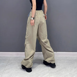 Denim Contrast Patchwork Pants