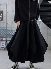 Load image into Gallery viewer, Loose Irregular Cropped Pants Hakama
