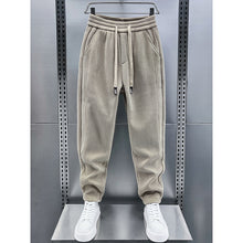 Load image into Gallery viewer, Mid-rise Loose-fitting Corduroy Track Pants
