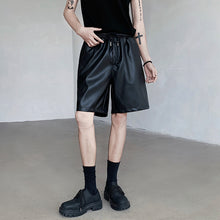 Load image into Gallery viewer, Retro Simple PU Leather Shorts
