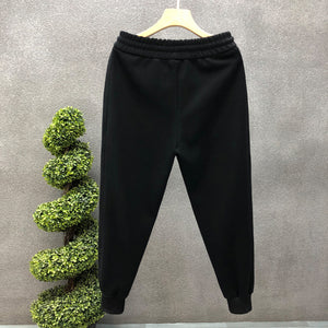 Slim-fit Knitted Cotton Track Pants