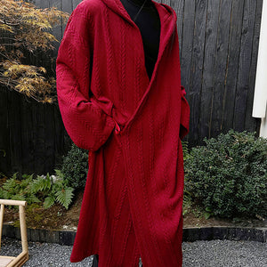 Retro Red Hooded Cloak