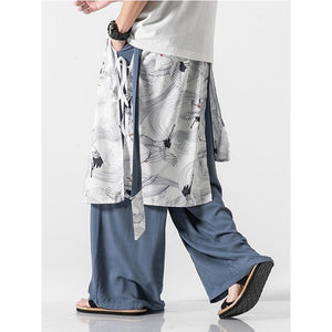 Loose Straight Hanfu Casual Pants