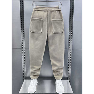 Corduroy Fleece Casual Loose Sports Pants