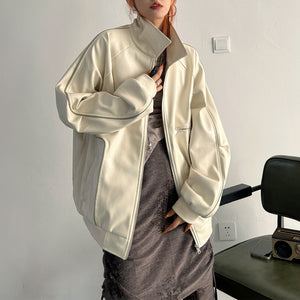 Loose Retro Hemming Lines Jacket