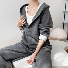 Load image into Gallery viewer, Autumn Hooded Sweatshirt and Sweatpants Casual Sports Suit
