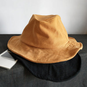 Japanese Wide Brim Bucket Hat