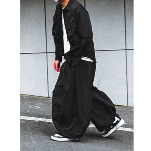 Japanese Retro Loose Straight-Leg Pants