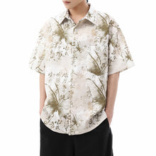 Load image into Gallery viewer, Printed Loose Casual Thin Short-sleeved Shirt
