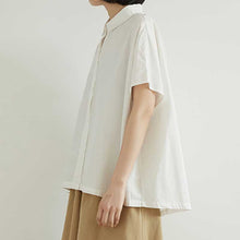 Load image into Gallery viewer, Back Slit Short Sleeve Shirt
