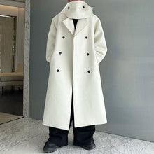 Load image into Gallery viewer, Loose Scarf Suit Collar Wool Coat
