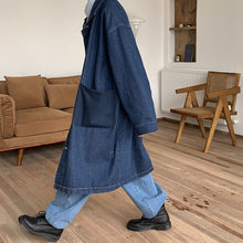 Load image into Gallery viewer, Japanese Loose Denim Windbreaker
