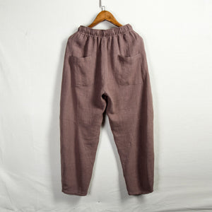 Vintage Loose Linen Wide Leg Casual Pants