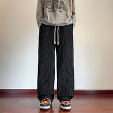 Load image into Gallery viewer, Straight Striped Corduroy Loose Wide Leg Casual Pants
