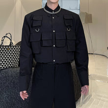 Load image into Gallery viewer, Three-dimensional Pocket Work Shirt
