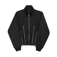 Load image into Gallery viewer, Multi-zipper Short Casual Jacket
