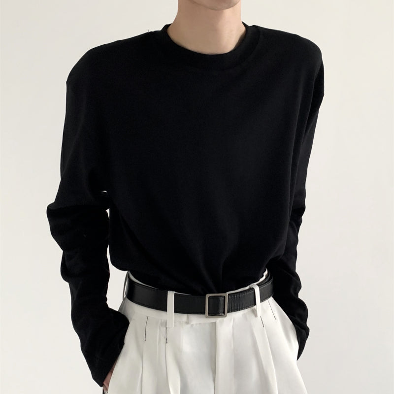 Solid Long Sleeve T-shirt